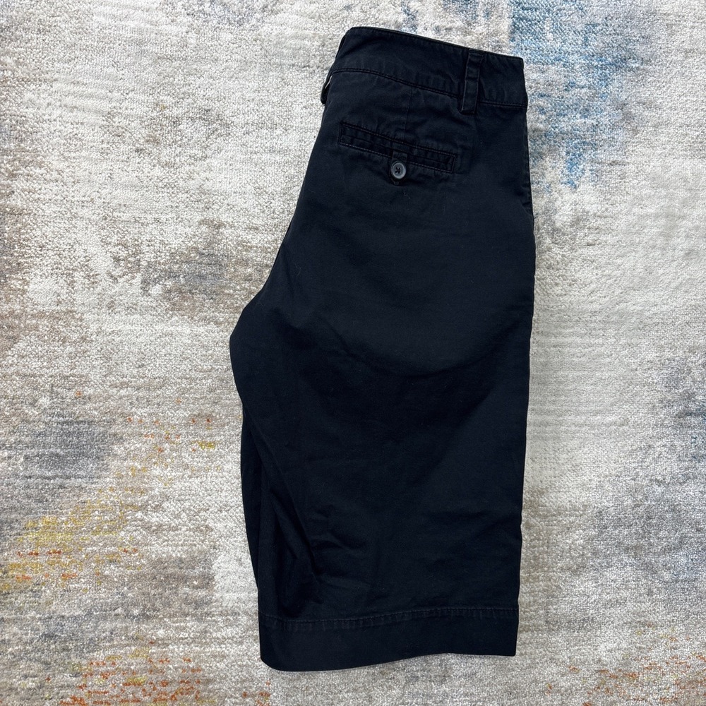 Mossimo Stretch Women's Black Bermuda Shorts Size 2 Mid Rise Casual